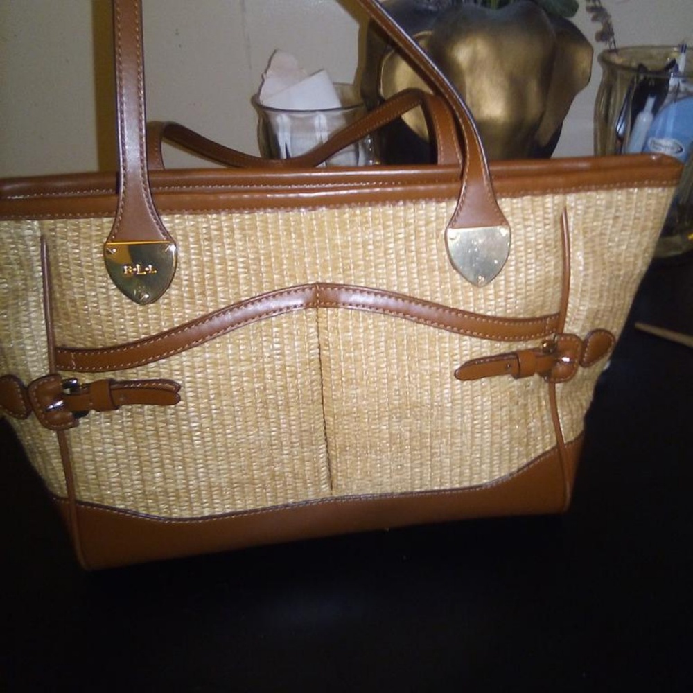 DVD and VHS tapes and Purse